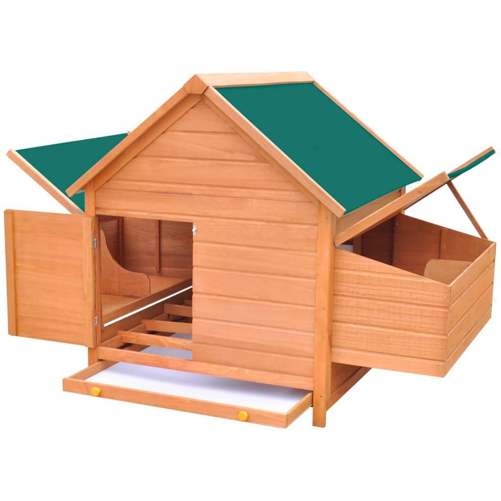 Chicken Coop Wood 157X97X110 Cm
