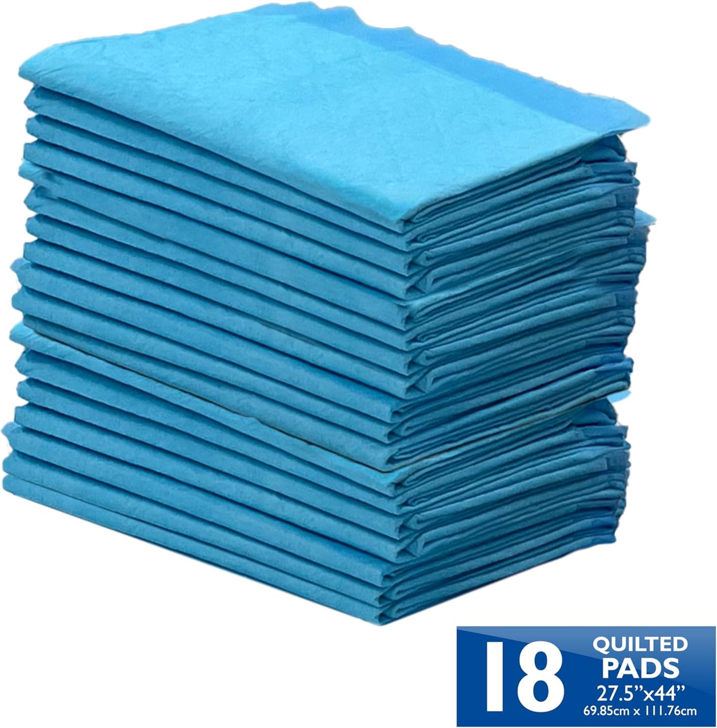 Wee-Wee Superior Performance Pee Pads for Dogs & Puppies, with 6-Layer Leak Proof Technology, for House Training – Gigantic, 69.85Cm X 111.76Cm (27.5" X 44"), (18 Count)